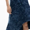Vestito asimmetrico tie-dye