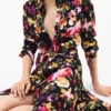 Vestito camicia a fiori