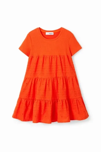 Vestito combinato con ricami svizzeri