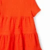 Vestito combinato con ricami svizzeri