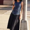 Vestito combinato in denim Vestito combinato in denim