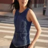 Vestito combinato in denim Vestito combinato in denim