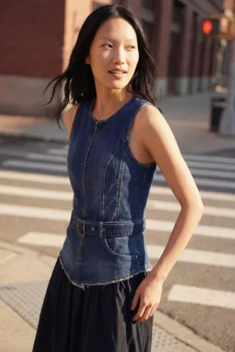 Vestito combinato in denim Vestito combinato in denim
