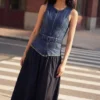Vestito combinato in denim Vestito combinato in denim