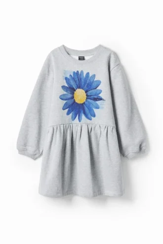 Vestito con illustrazione floreale