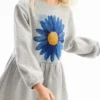 Vestito con illustrazione floreale