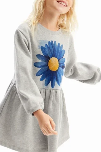 Vestito con illustrazione floreale