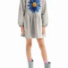 Vestito con illustrazione floreale