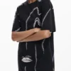 Vestito con illustrazioni