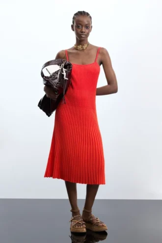 Vestito con spalline 100% cotone