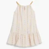 Vestito con spalline e pompon