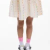 Vestito con spalline e pompon
