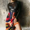 Vestito con spalline riciclato Vestito con spalline riciclato
