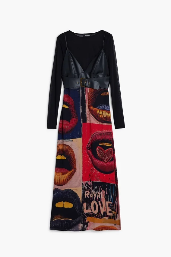 Vestito con spalline riciclato Vestito con spalline riciclato