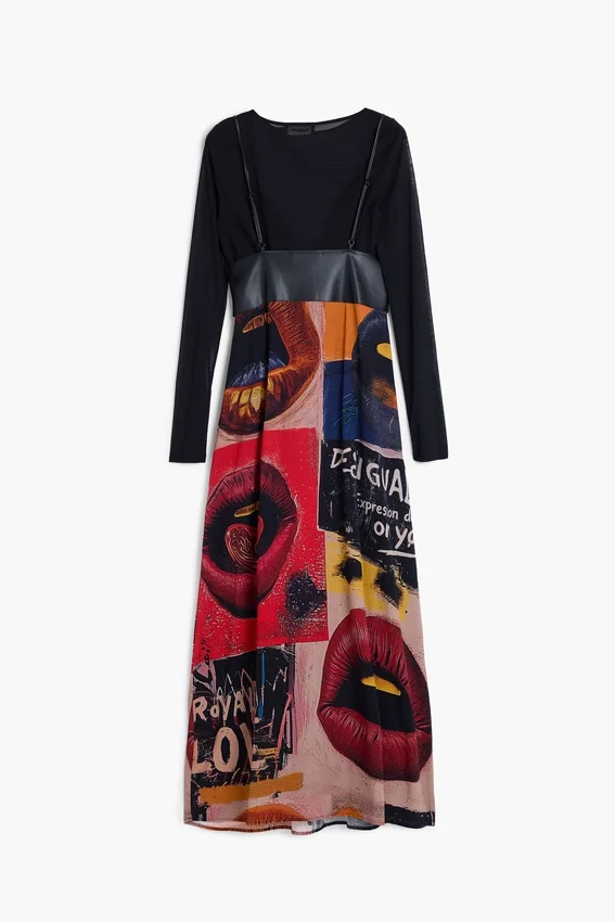 Vestito con spalline riciclato Vestito con spalline riciclato