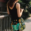 Vestito con spalline stampato M. C. Lacroix Vestito con spalline stampato M. C. Lacroix