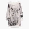Vestito con stampa collage