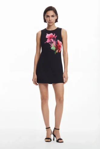 Vestito con stampa floreale