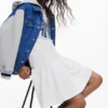 Vestito di felpa con fiocco