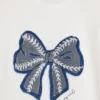 Vestito di felpa con fiocco