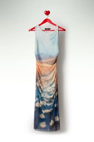 Vestito drappeggiato Waterlily