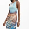 Vestito drappeggiato Waterlily