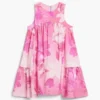 Vestito floreale con ruches