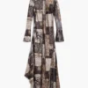 Vestito fluido con stampa animalier Vestito fluido con stampa animalier