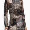 Vestito fluido con stampa animalier Vestito fluido con stampa animalier