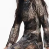Vestito fluido con stampa animalier Vestito fluido con stampa animalier
