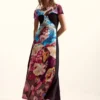 Vestito in maglia con fiori M. C. Lacroix