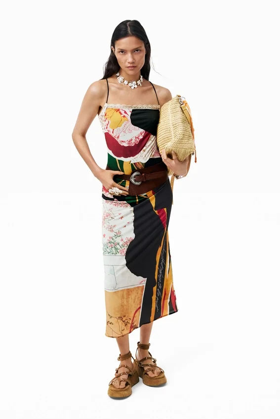 Vestito in maglia con spalline Vestito in maglia con spalline