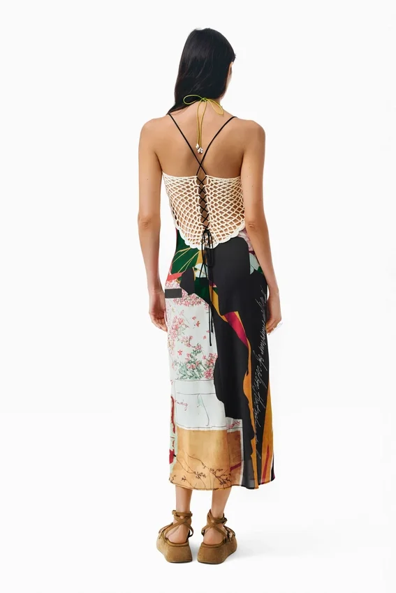 Vestito in maglia con spalline Vestito in maglia con spalline