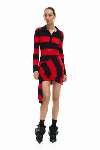 Vestito in maglia polo