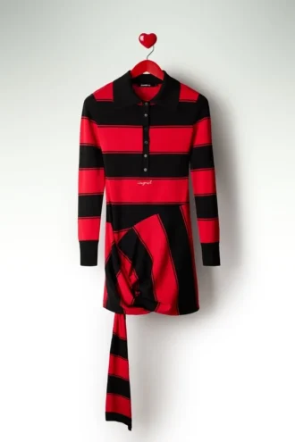 Vestito in maglia polo
