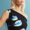 Vestito in maglia stampata M. C. Lacroix