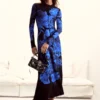 Vestito lungo a fiori M. C. Lacroix