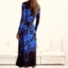 Vestito lungo a fiori M. C. Lacroix