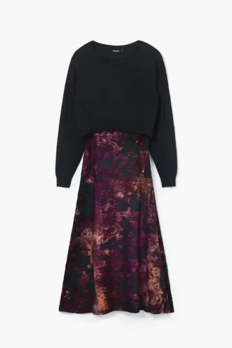 Vestito midi 2 in 1
