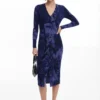 Vestito midi a fiori