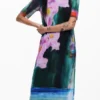 Vestito midi a fiori Vestito midi a fiori