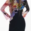 Vestito midi a fiori Vestito midi a fiori