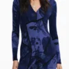 Vestito midi a fiori