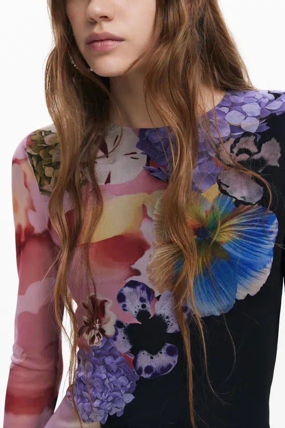 Vestito midi a fiori Vestito midi a fiori