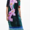Vestito midi a fiori Vestito midi a fiori