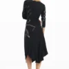 Vestito midi a fiori