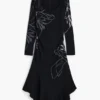 Vestito midi a fiori