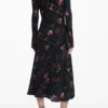 Vestito midi a quadri