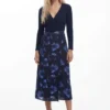 Vestito midi combinato