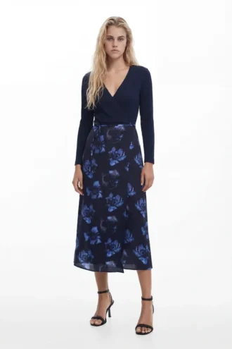 Vestito midi combinato